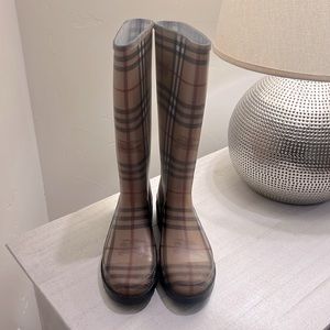 Burberry Rain Boots ( rubber) size 8 ( 39)
